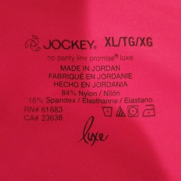 Jockey XL red tank top - Picture 5 of 5